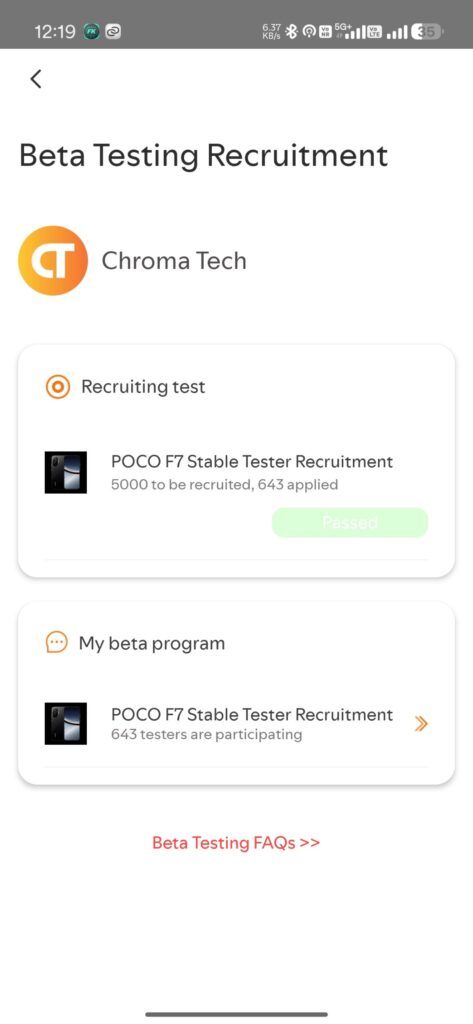 Xiaomi Beta Program HyperOS 3