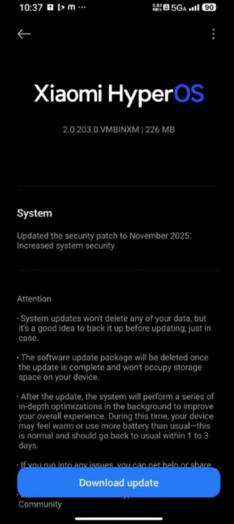 Xiaomi 13 Pro Gets HyperOS 2.2 November Update in India, HyperOS 3 Still Months Away 2 image 39 Xiaomi 13 Pro