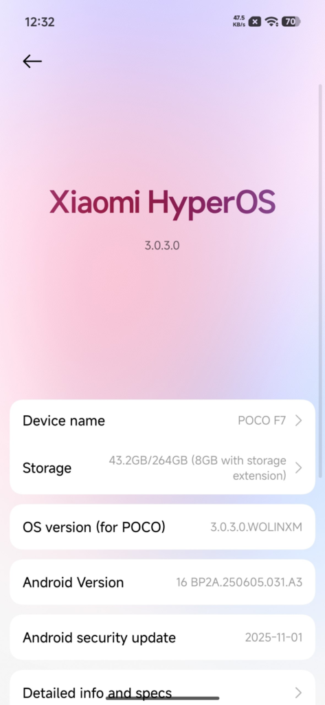 image 48 POCO F7 HyperOS 3