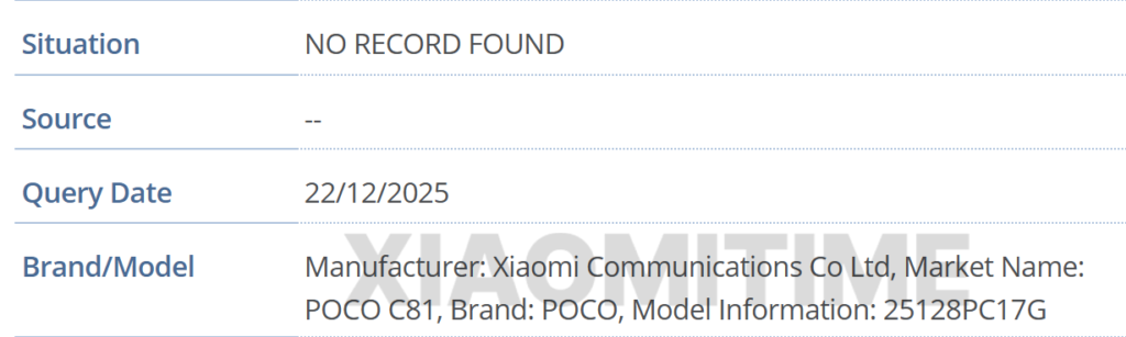 REDMI A7 Pro and POCO C81 Spotted in Certifications — Check Out Expected Specs 3 po REDMI A7 Pro